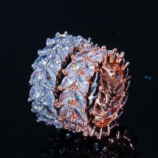 Buy cheap Vintage Lovers Promise ring sets White Gold Filled AAA cz Party Wedding Band Rings for women Engagement Finger Ring from wholesalers