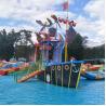 Buy cheap Fiberglass Water Water Sprinkler Playground With Children Slides from wholesalers