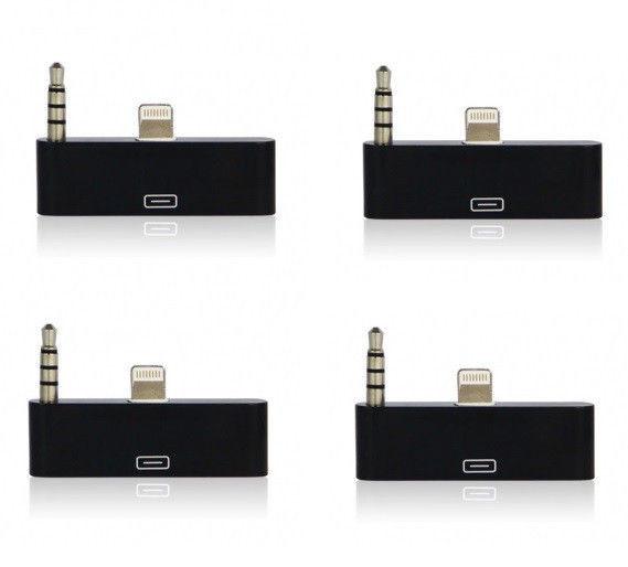 Buy cheap colorful 30pin to 8 Pin AUDIO ADAPTERS converter for iPhone 5 5s 5c Itouch Nano 7 Black from wholesalers