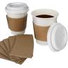 Buy cheap 221.8ml 7.5oz Easter Earth Friendly Insulated Disposable Cups With Lids And Sleeves from wholesalers