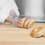 10" X 16" Commercial Food Bags Micro Perforations Clear Film For Bread