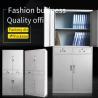 Buy cheap 10 Filing Cabinet for Office Metal Cabinet Iron 2 Doors Steel Cupboard File Mesh Cabinet from wholesalers