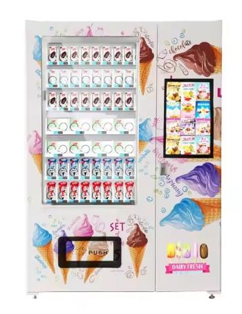 Buy cheap Automatic Ice Cream Vending Machine Variety of Flavors Eye - catching Design from wholesalers