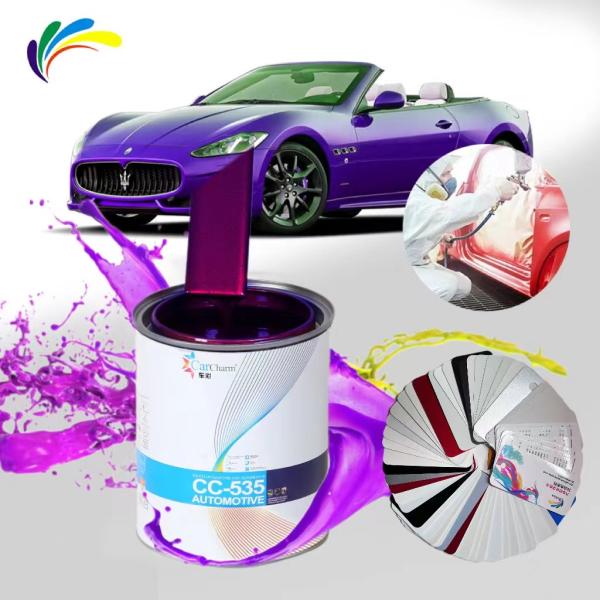 Buy cheap Wholesale Purple Car Paint 2K Top Coat Refinish Paint For Auto Repair from wholesalers