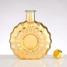 Buy cheap Customized Sealing Type Elegant 750ml Stereoscopic Engrave Glass Bottle for Wedding from wholesalers