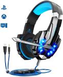 Bass Surround 2.2kohm G9000 USB Gaming Headset with LED Light