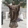 Buy cheap Bronze Jesus Statue Life Size Christ Religious Church Decor Metal Craft from wholesalers