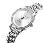Stainless Steel Case Back Watch Quartz Watch Women Reloj Mujer 1311