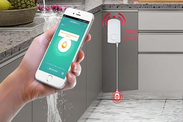 Buy cheap 130db Smart Wifi Water Leak Alarm Sensor 1 Year Warranty from wholesalers