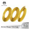 Buy cheap One Inch Yellow Color 35 Meters Aluminum Plastic Trim Cap Colorful Trim Cap Good Selling from wholesalers