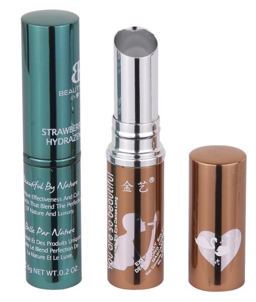 Aluminium lipstick case, slim lipstick tube,cosmetic package, lipstick container