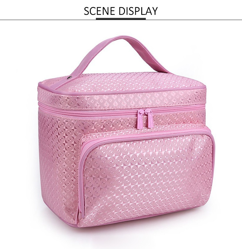 Waterproof Travel Accessories Make Up Bag With Brush Pockets For Women