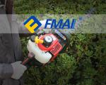Anti Vibration anti slip Cordless 650w Petro Gasoline Garden Hedge Trimmer Dual