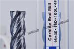 16*100L*4F , Dia 16mm , TiAlN Coating , AOL 100mm carbide end mill bits 4 Flute