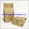 Buy cheap Block bottom stand up pouch, coffee bag, 95x55x185mm, 150 microns from wholesalers