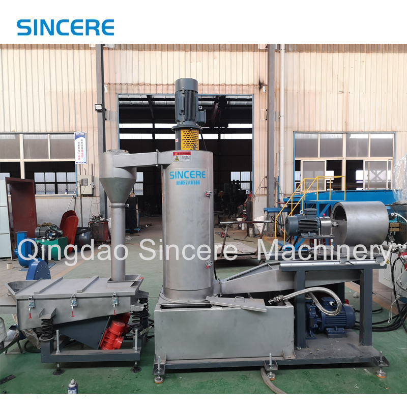 Plastic PE PP PVC Pelletizing Line Water Ring Recycling Extrusion