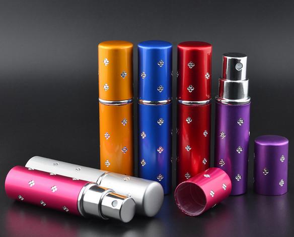 Buy cheap Empty Small Perfume Atomiser Pocket , 5ml Thick Oil Perfume Travel Spray from wholesalers