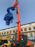 40~45 ton Excavator Mounted Wood Pile Driver Flexible Control