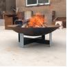 Buy cheap 100cm 150cm Corten Steel Extra Large Fire Pit And Water Bowl from wholesalers