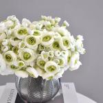 6 Heads Peony Bouquets Artificial Flowers Faux Peony Silk Flower for Wedding