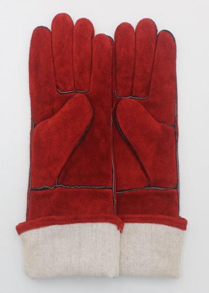Buy cheap Welder Gauntlet Welding Gloves Heat Resistant Customized Logo OEM Service from wholesalers