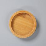 Coffee Tray Bamboo Wood Mat Dressed Natural Whisky Coaster For Drink
