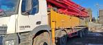 Second-Hand Semi-Dry Shotcrete 56 Meters Concrete Pump Truck with Cylinder