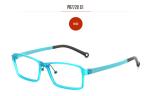 Boy Girl Kids Eyeglass Frames Square Multiple Color Dark Blue Non - Toxic