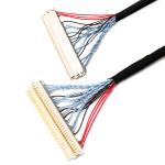 Hrs Df19 LVDS Cable Assembly , 30 Pin Micro Coaxial cbale lvds display connector