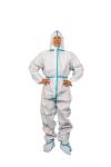 Breathable SF 30g Disposable Protective Coveralls