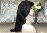 High Density Human Lace Front Wigs , Natural Hairline Black Human Hair Lace