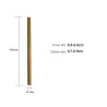 Buy cheap 20cm Green Biodegradable Straws Bamboo Fibre Straws For Beverage from wholesalers