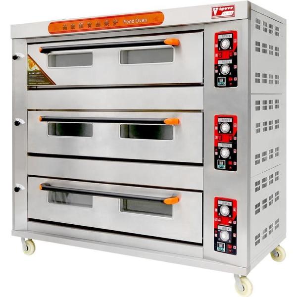 Buy cheap Restaurant Baking Stainless Steel Electric Oven For Pizza Bread Baking Commercial 3 Deck from wholesalers