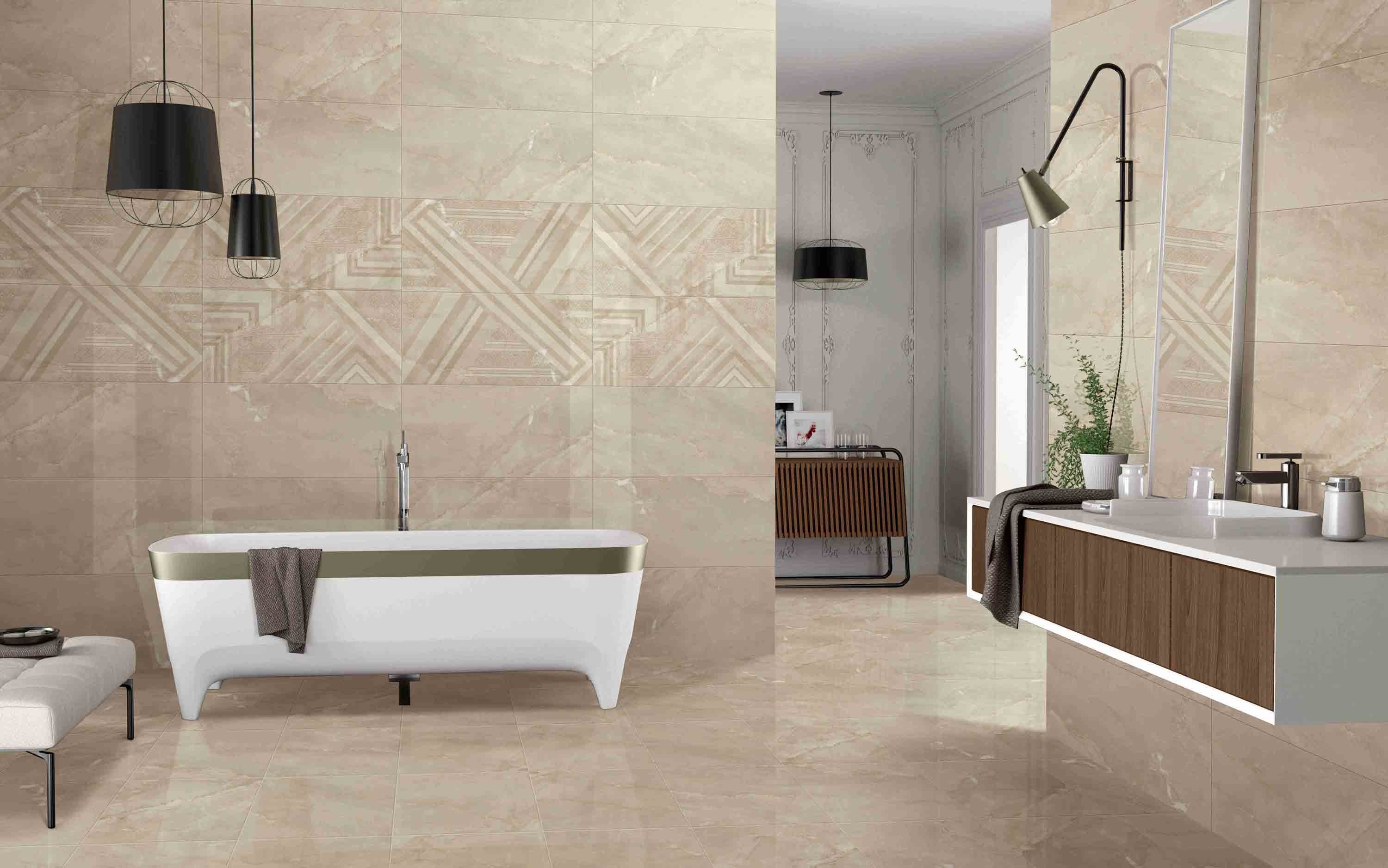 Tiles And Marbles Gray Color Indoor Porcelain Tiles Marble Look Porcelain Tile 400x800 mm Size