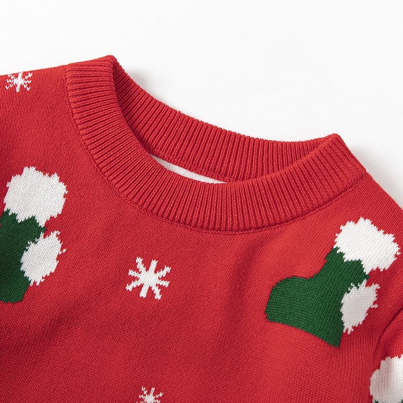 Autumn Winter New Design Knit Christmas Kids Pullover Sweater Elk Boys Sweaters