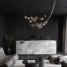 Buy cheap Modern Black Leather Chandelier for Living Room Hall Villa Home Long Chandelier(WH-MI-401) from wholesalers