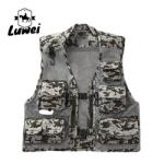 Casual Cardigan Waistcoats Travel Camouflage Mesh Utility Photography Tactics