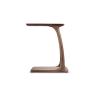 Buy cheap Elegent Brown Small Walnut Side Table C Shape Northern European Design from wholesalers