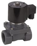 Weak Alkaline Anti Corrosive Plastic Solenoid Valve UPVC AC 220V 1/2＂～ 2＂