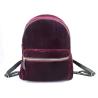 Buy cheap Velvet Casual Lightweight Nylon Backpack , Flannel Ladies Mini Backpack With Mochila Zipper from wholesalers