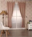 Polyester Black Out Window Curtain