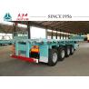 Buy cheap 4 Axle 40Ft Flatbed Trailer For Container Transport from wholesalers