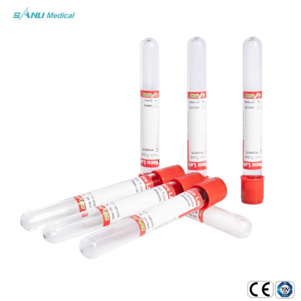 Buy cheap Serological Tests Glass Blood Collection Tubes 13x75mm Plain Red Top Blood Tube from wholesalers