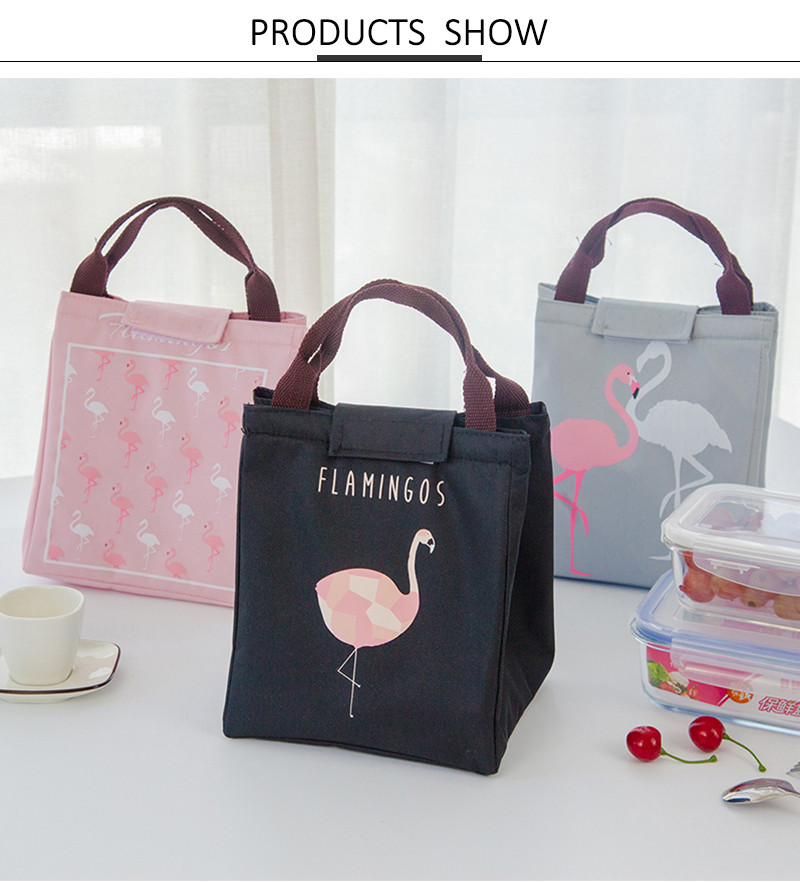 Unisex Oxford H23Cm Thermal Lunch Bag For School