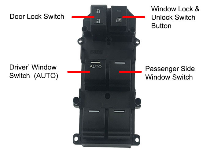 Automatic Honda Power Window Switch Replacement , Master Car Power Window Switch