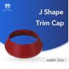 Buy cheap 3/4'' Red ABS Covering Channel Letter Aluminum J Cap Trim For Street LED Signs from wholesalers