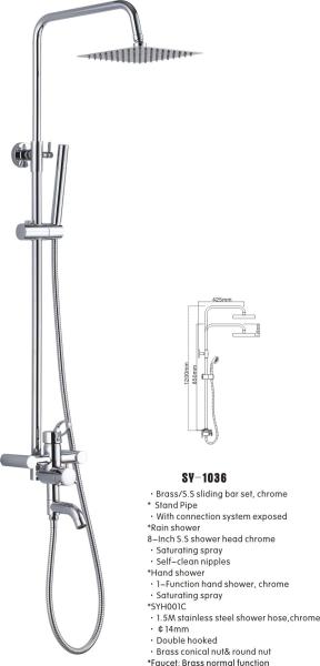 Quality SY-1036 Square Shower set for sale