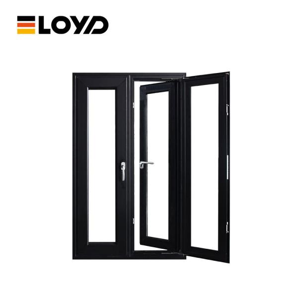 Buy cheap Industrial Aluminum Double Glass Windproof Casement Windows Replacement For Apartment from wholesalers