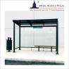 Buy cheap Solar 4200x1600x1800mm 85% Modern Bus Shelter from wholesalers