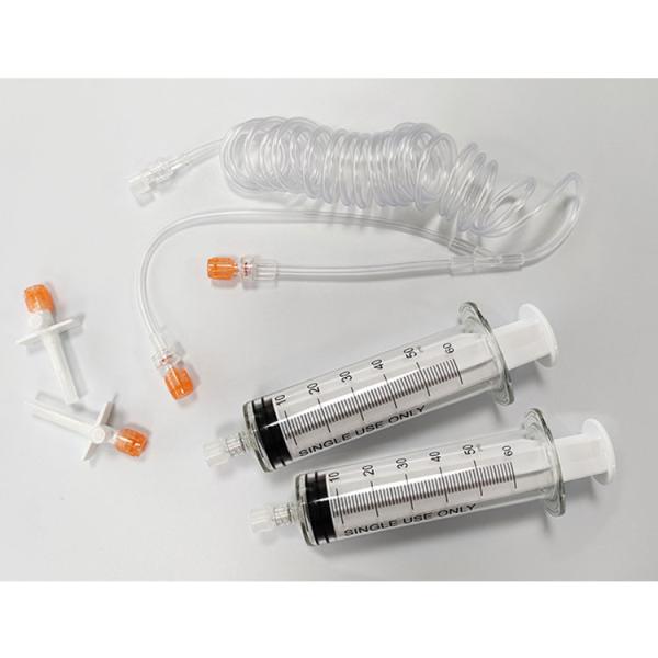Buy cheap Disposable Sterile CT Injector Syringe High Pressure Angiographic Syringe for Nemoto Sonic Shot from wholesalers